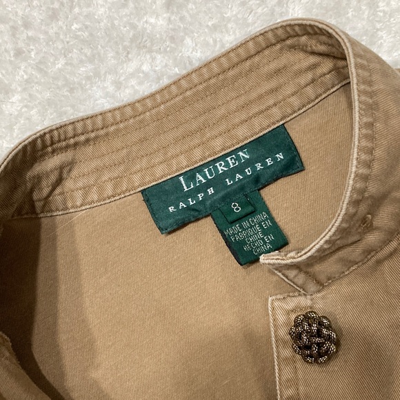 Ralph Lauren Tan Military Style Jacket - Picture 7 of 10
